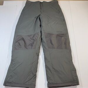 L.L. Bean Kid's Snow Pants Cold Buster Gray Size 12 Thinsulate Adjustable Waist